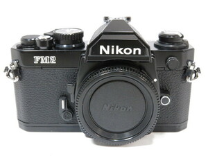 【 作動OK モルト交換済 】Nikon NEW FM2 ブラック ボディー ニコン フイルムカメラ[管NI3608]