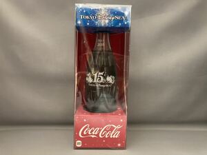2016年 東京ディズニーシー15周年記念 コカ コーラ 記念 デザイン ガラス瓶 190ml 15th アニバーサリー 新品未開封品 Coka Cola