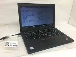 ジャンク/ LENOVO 20F5A13P00 ThinkPad X260 Intel Core i3-6100U メモリ4.1GB ストレージ無し 【G23094】