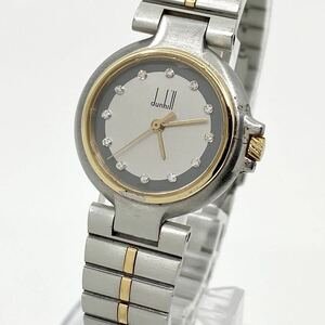 腕時計 レディース dunhill ミレニアム クォーツ quartz Swiss コンビ 金銀 シルバー silver 149325 ダンヒル Watch Y1731