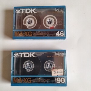 未開封　TDKカセットテープ　MA-XG