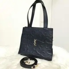 美品☆　イヴサンローラン　アラベスク　2way　唐草模様　ハンドバッグ　YSL