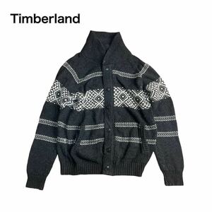 Timberland ティンバーランド カーディガン グレー Lアルパカ