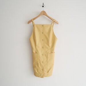 2022SS / 未使用 / LE CIEL BLEU ルシェルブルー / Faux Leather Cami Top フェイクレザーキャミトップス 36 / 2210-1694