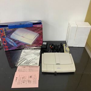 RL023.型番：PI-TG10 .0408.NEC PCエンジン DUO-R .レトロ PCEngine .写真通り付属品あり.原箱で発送.ジャンク