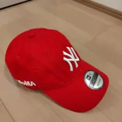 【美品】MOMA×NEWERA 9TWENTY RED キャップ