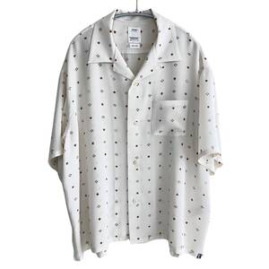 【中古】visvim ビズビム 0124105011005 24SS CROSBY SHIRT S/S CHIRIMEN 3サイズ 箱付