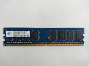 中古品★Nanya メモリ 1GB 1Rx8 PC2-6400U-666-13-D1★1G×1枚 計1GB