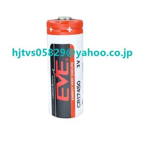 新品 EVE CR17450 3V リチウム電池 交換用 リチウムイオン電池 バッテリー電池 3V 2400mAh 非充電式バッテリー