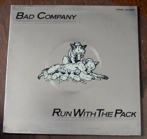 国内盤 BAD COMPANY - Run With The Pack / LP 見開きジャケ / Paul Rodgers / Hard Rock 