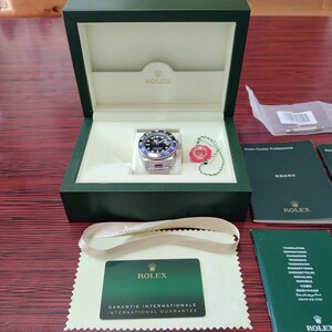 ROLEX ロレックス GMT-Mastar Ⅱ 自動巻き腕時計 オマケ時計付き純正ボックス