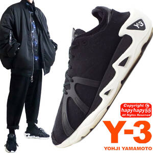 定価5.5万■Y-3 FYW S-97 スニーカー◆Yohji Yamamoto adidas コラボ ヨウジヤマモト アディダス GroundY グラウンドワイ S