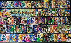 アニメ カードダス キラカード 100枚 ダイの大冒険 マリオ 幽遊白書 スラムダンク セーラームーン アマダPPカード 1990年代 1円〜 ②