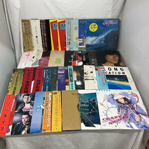 ③1円スタート レコード まとめ売り LP 邦楽 J-POP 山下達郎 竹内まりや YMO 中島みゆき 矢沢永吉 浜田省吾 長渕剛　大瀧詠一　帯あり