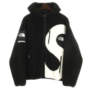 シュプリーム SUPREME × ザノースフェイス S Logo Hooded Fleece Jacket Sロゴ フリース ジャケット NF0A5EHN ブラック S ★AA☆ メンズ