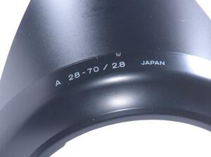 【T99】レンズフード A 28-70 / 2.8 ( MINOLTA AF 28-70mm F2.8 用 ) キズスレテカリ