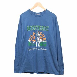 HYSTERIC GLAMOUR ヒステリックグラマー GREAT OUTDOORS 02233CL14 長袖Tシャツ サイズＬ