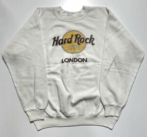 【L】80s Hanes Hard Rock CAFE LONDON Print Sweat 80年代 ヘインズ ハードロックカフェ ロンドン プリント スウェット USA製 R275