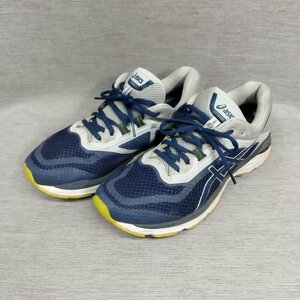 J375 asics アシックス スニーカー 28.5cm ブルー グレー ランニング GT 2000 スポーツ トレーニング ランナー メッシュ アッパー