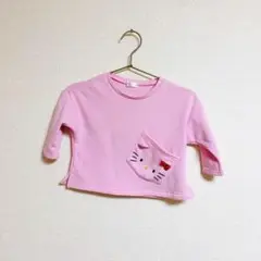 HELLOKITTY ＊ 裏起毛 トップス 90 ピンク