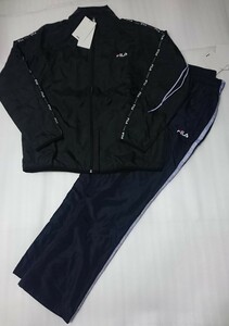 FILA 裏起毛 フィラ レディース ジャージ 上下セット セットアップ ウィンドブレーカー サイズLL 新品タグ付き