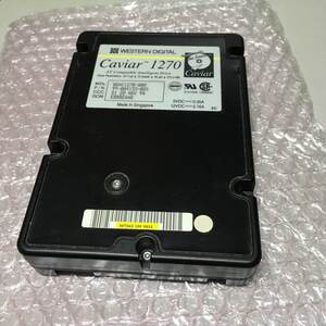 270MByte 3.5インチIDE HDD WESTERN DIGITAL Caviar1270 PC-98 DOS6.2フォーマット動作確認済