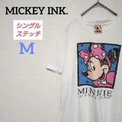 90s ディズニーヴィンテージTシャツ ミッキーインク　USA製 ミニーマウス