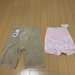 新品未使用　Sサイズガードル　補整下着2枚セット　LYCRA beauty アズ