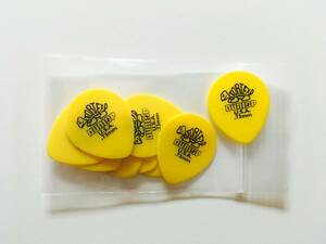 ＊DUNLOP/Tortex Tear Drop/黄色　ピック/0.73mm/10枚/新品！＊