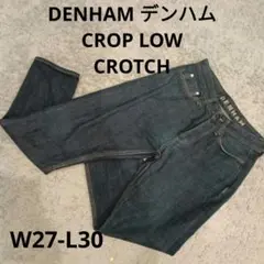 DENHAM デンハム CROP LOW CROTCH デニム　セルビッチ