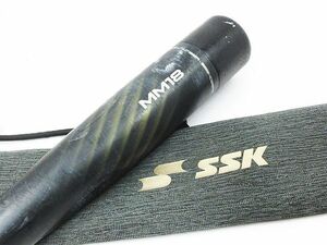 ■ SSK エスエスケイ MM18 軟式 バット SBB4023MO 84cm 約720g 野球 ケース付き ★2676