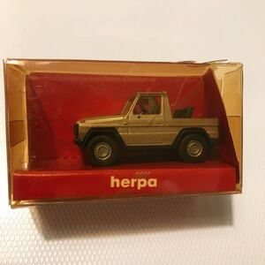 未開！herpa ヘルパ 1/87 Mercedes Benz メルセデス230GE Cabrio ゴールド系 アイテム# 3075 希少！