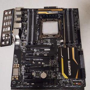 GIGABYTE GA-X99-UD4 IOパネル付属 LGA2011-3 ATXマザーボード 最新Bios 動作確認済 PCパーツ