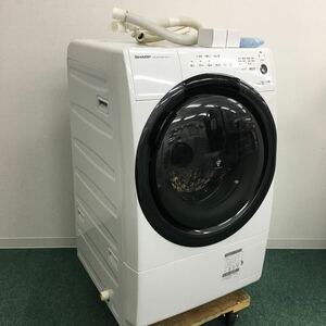 【中古品 動作品】＊SHARP ドラム式電気洗濯乾燥機 2021年製＊ES-S7F-WR 洗濯7kg 乾燥3.5kg ②