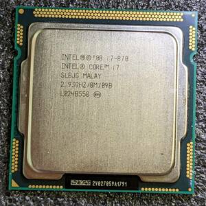 【中古】Intel Core i7 870 [LGA1156 Lynnfield]