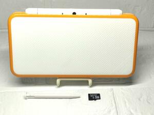 動作良好品 NEWニンテンドー2DS LL オレンジ×ホワイト