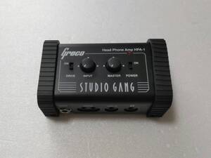 グレコ　ヘッドフォンアンプ　HPA-1　STUDIO GANG