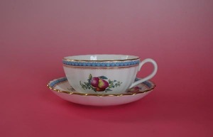 スポード トラップネルスプレイズ カップ&ソーサー 英国製 紅茶カップ spode