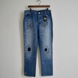 dead stock Guillaume jeans グランジデニム　ペイント