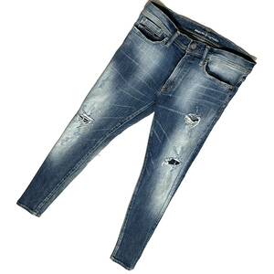 定価3.8万 resound clothing LOAD DENIM USED CRACH 1 ジーンズ リサウンドクロージング ロードデニム クラッシュ