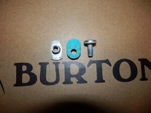 部品★BURTON バートン★ハイバック用ビスセット 水色 新