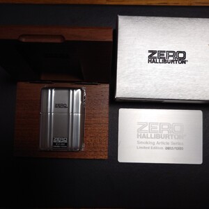 ZIPPO ZERO HALLIBURTON ジッポー ゼロハリバートン 新品未使用品