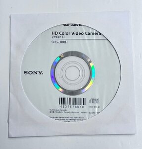 2YXS922★現状品★Sony/ソニーHD Color Video Camera SRG-300Hマニュアル Version 1.1