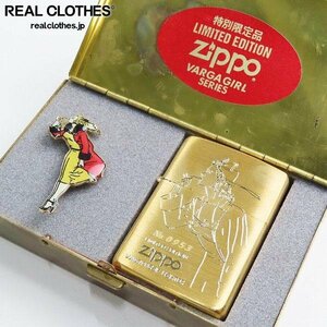 ZIPPO/ジッポー WINDY/ウィンディ VARGA GIRL/バルガガール LIMITED EDITION 1000個限定 ピンバッジ付き 1994年製 /UPK