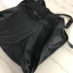 agnes b voyage アニエスベーボヤージュ 正規品　ブラック　ナイロン　美品　大容量