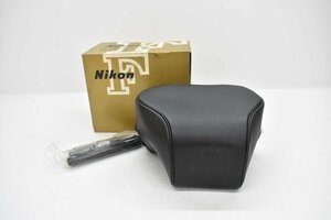 未使用 Nikon 純正 F用 セミソフト レザーケース 元箱あり[閉店][デッドストック][ニコン][革][カメラケース][日本製]24