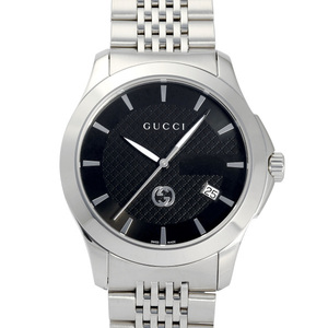 グッチ GUCCI Gタイムレス YA1264106 ブラック文字盤 新品 腕時計 メンズ