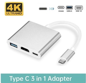 ★46 スイッチswitch対応Type-C変換　アダプター　HDMI 4K③