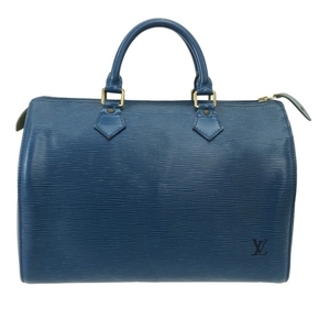 ルイヴィトン LOUIS VUITTON ハンドバッグ M43005 スピーディ30 レザー（LVロゴの刻印入り） トレドブルー VI1923 バッグ エピ