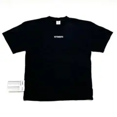 VETEMENTS ヴェトモン 定番ロゴTシャツ 黒 XL